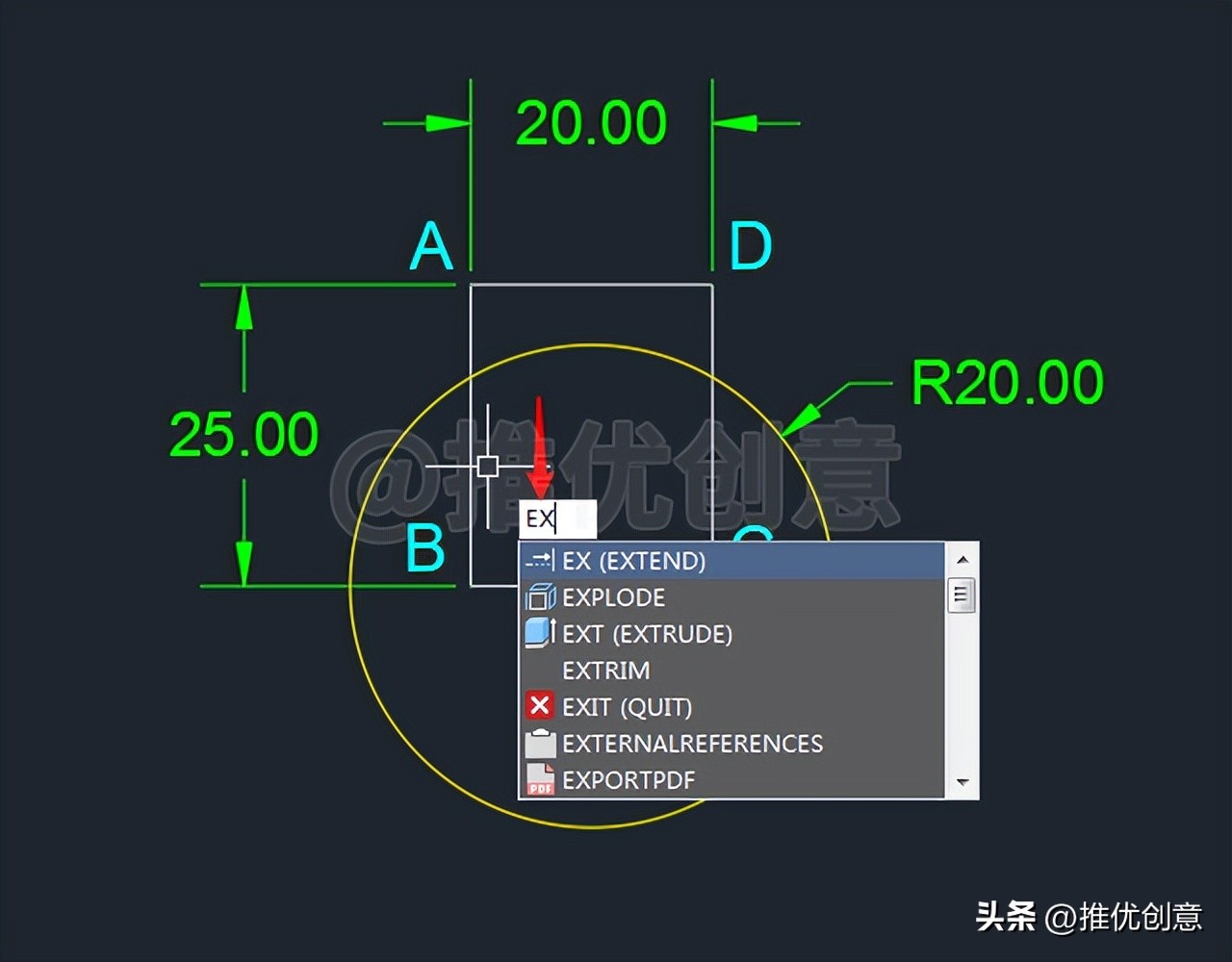 cad图形边界视频,图形怎么用cad放样