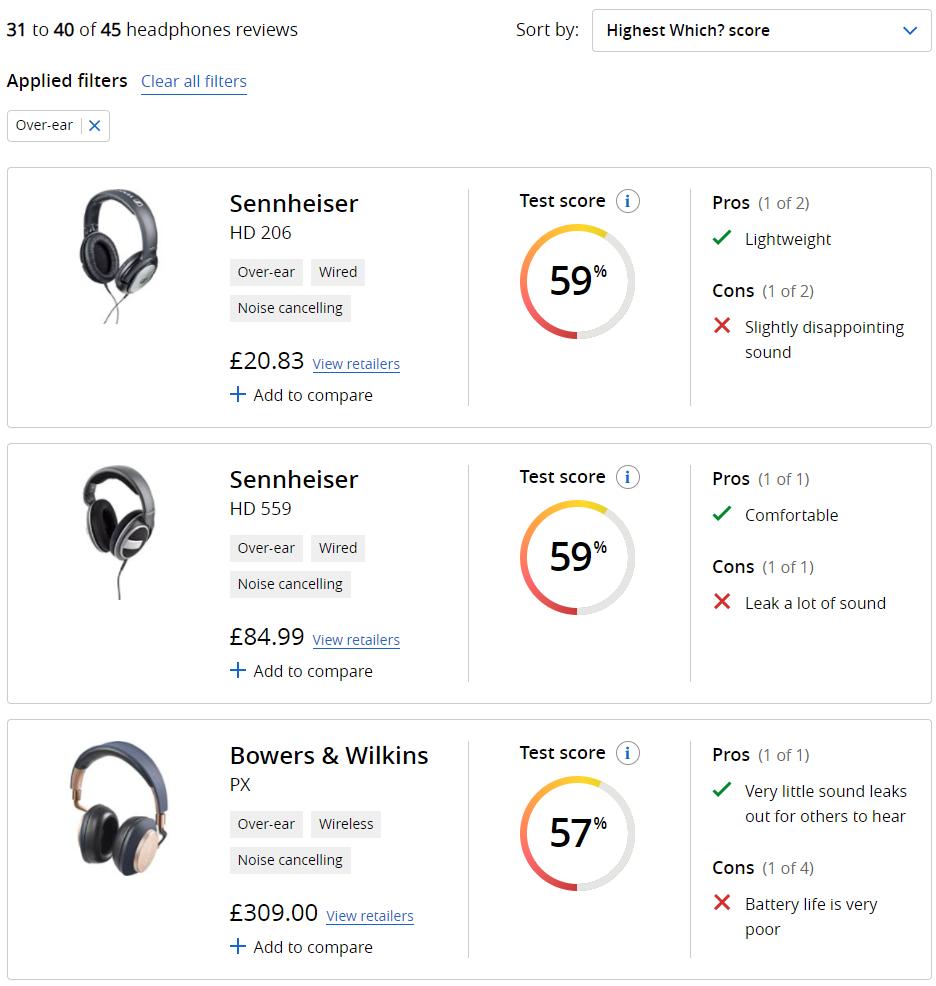 英国测评,英国耳机排名