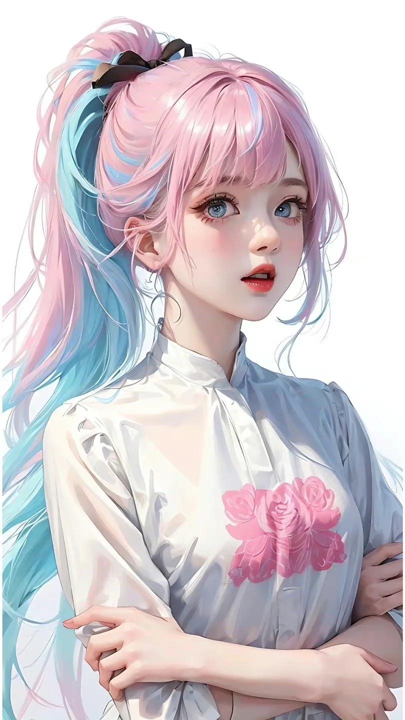 夏天穿搭小姐姐图片,小清新气质的小姐姐写真图片