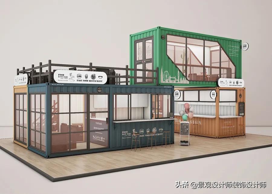 展示设计案例快闪店,快闪店改造效果图