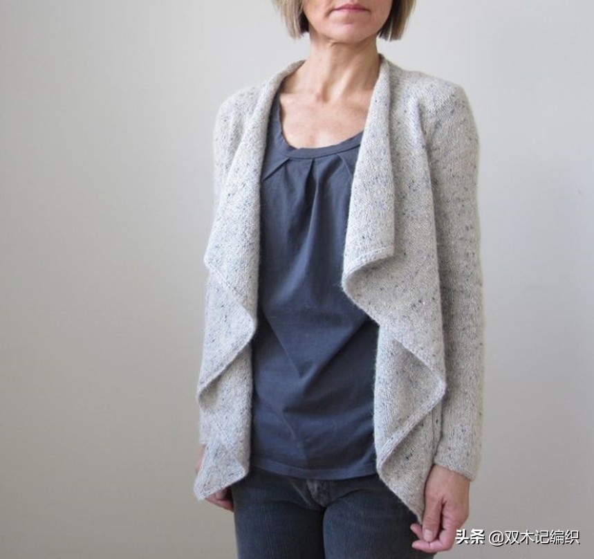 棒针麻花开衫编织图解大全,中老年棒针开衫外套毛衣款式图解