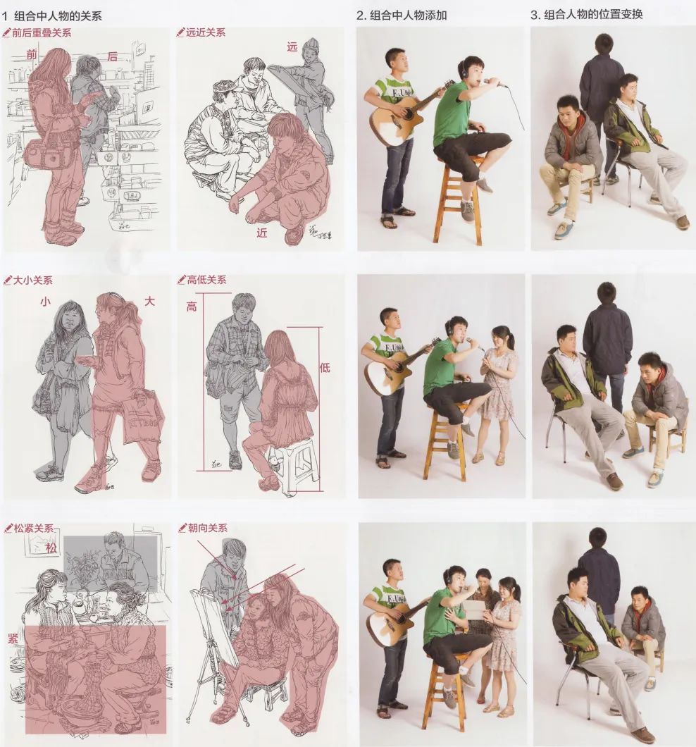 速写人物素材100例,速写照片1000例