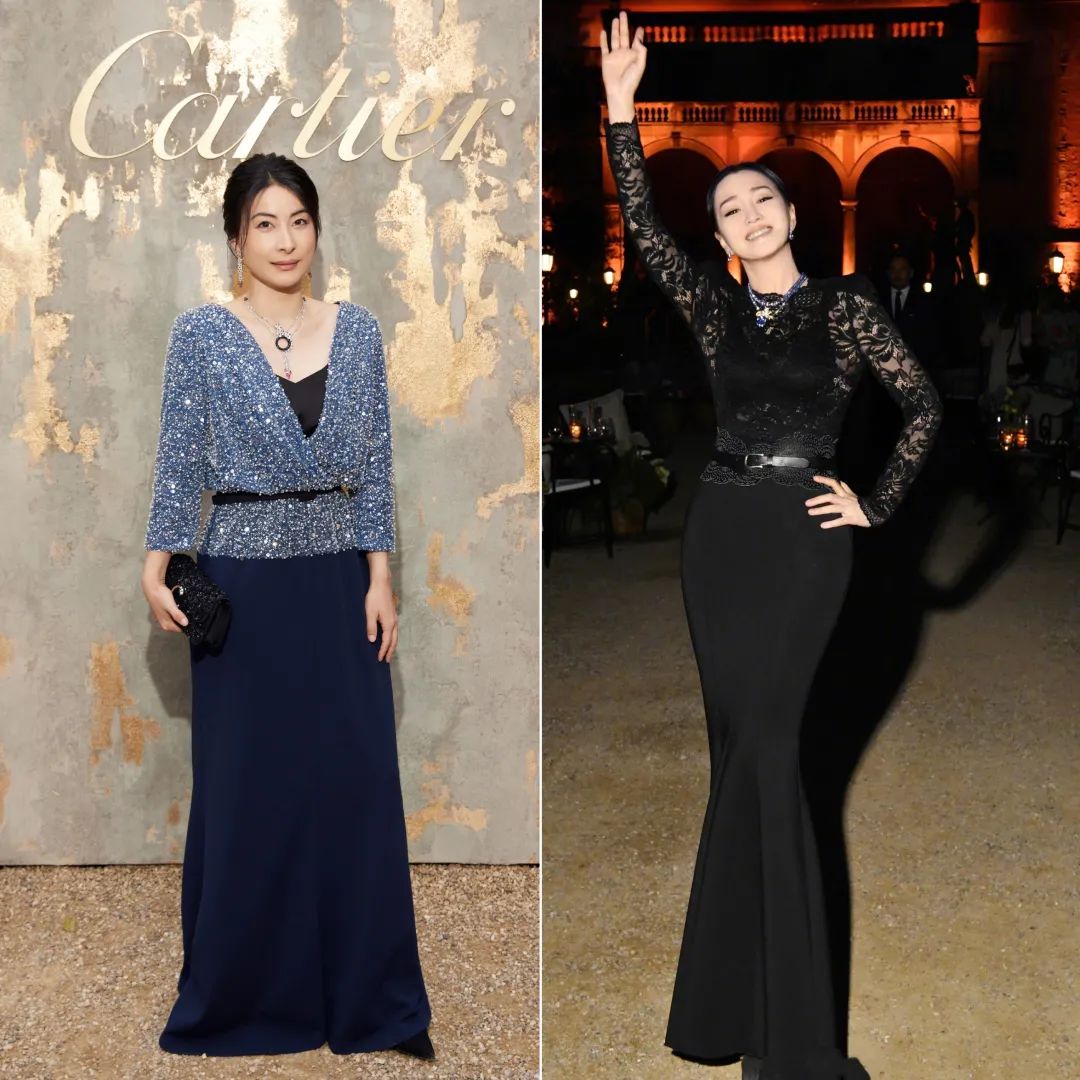 郭晶晶张曼玉合影,郭晶晶巩俐同框穿搭