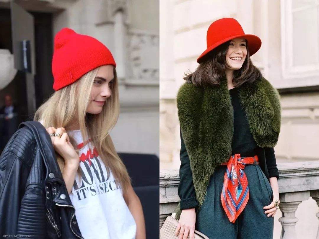 红色怎样穿喜庆但不会土气,新年穿红色是必修课怎么穿更好看