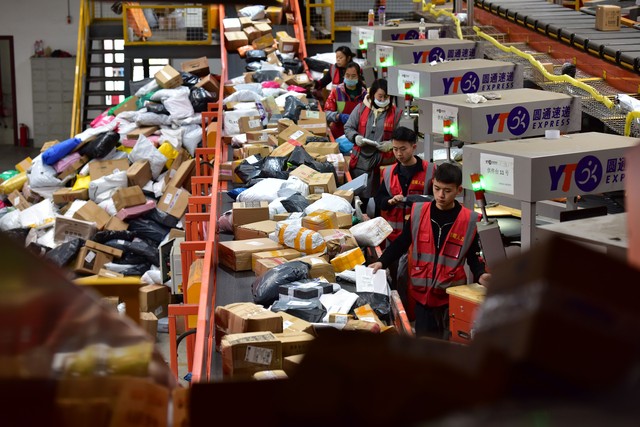 中通快递行业的现状与前景,中通快递3月份市场占比