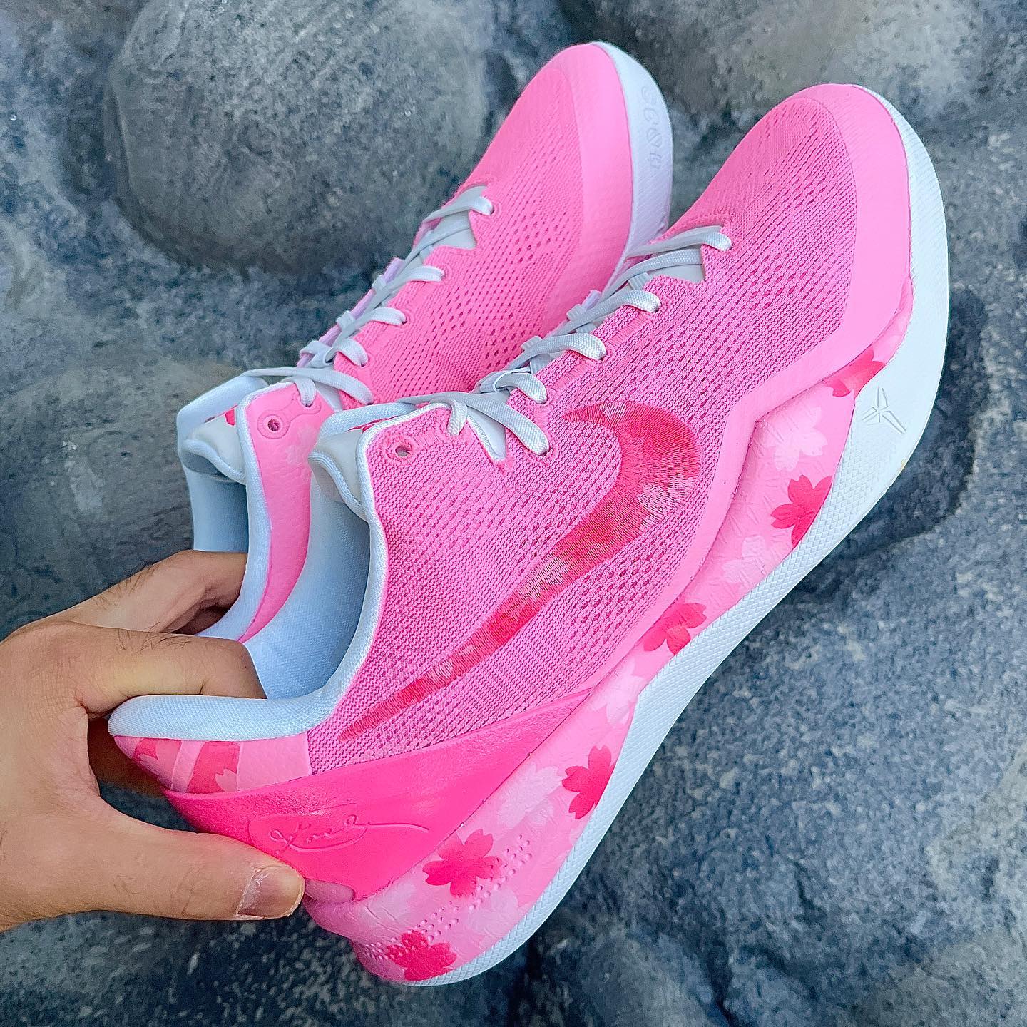 科比8复刻上脚,科比8鸳鸯上脚测评