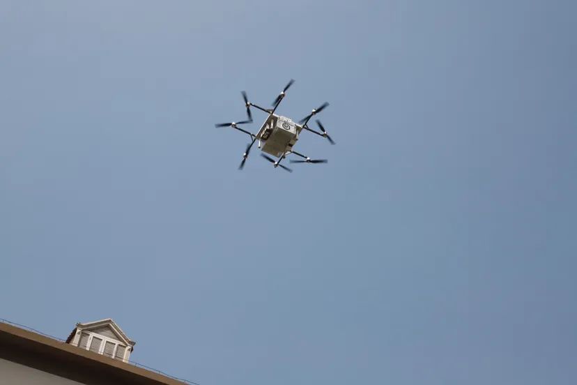 无锡国际货运航线,无锡低空物流无人机配送首飞