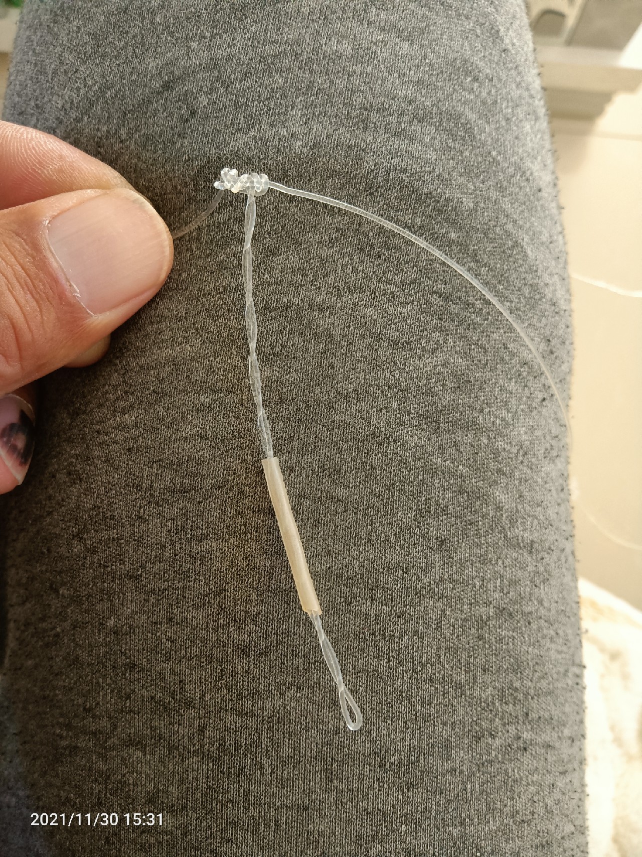 自己怎么做串钩图解,串钩三钩钓组制作方法