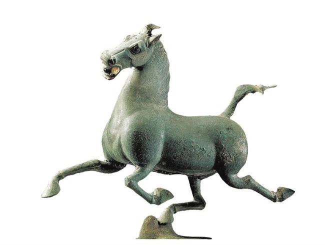 立体交通标志玩具积木,积木拼装玩具马的造型