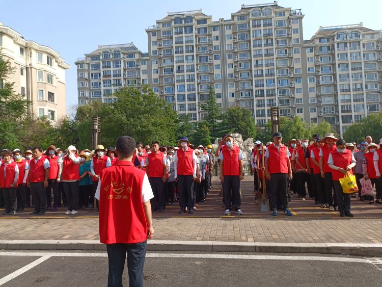 美德健康生活|淄博高新区四宝山街道时代社区：环境卫生大整治志愿服务当先锋