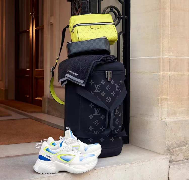 lvhorizon拉杆箱贴纸,lvhorizon拉杆箱纯棕色