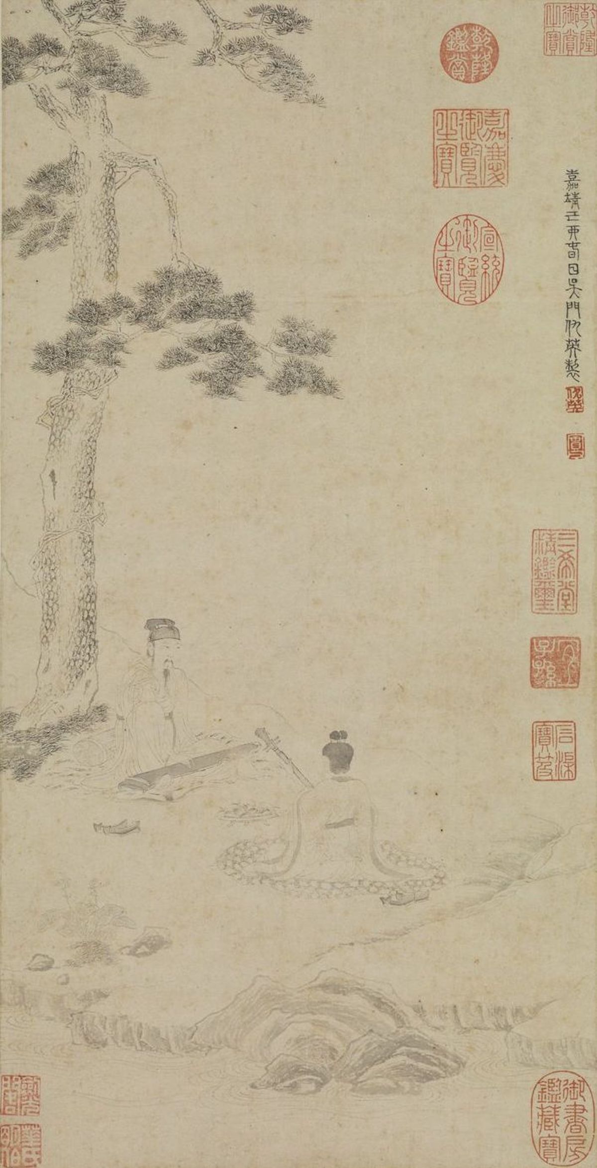 大雪覆盖的故宫,大雪故宫绘画