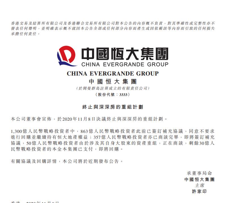 风满楼丨房企“借壳”上市重启，许家印看到了希望？