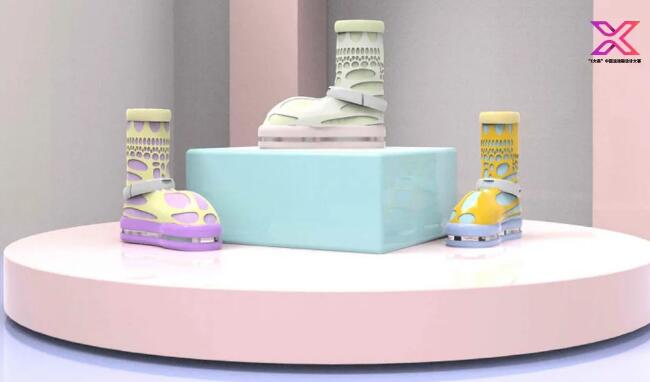 中国运动鞋设计图,鞋类设计大赛效果图