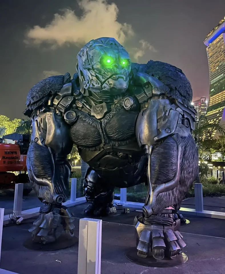 变形金刚团队演出,变形金刚幕后现场