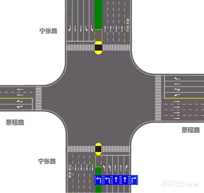 西宁顺向可变车道,西宁将启用三条锯齿车道