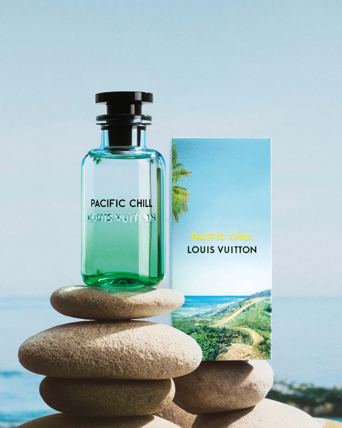 LouisVuitton带来的全新古龙水PacificChill，让人仿佛置身太平洋海岸