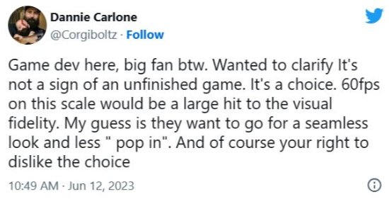 《星空》只有30FPS？“大量三明治”可能是原因