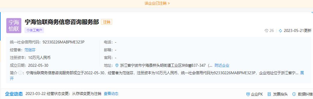 青海春天利肺片疑云：多家推广服务商已注销，有人注册在公司“楼下”