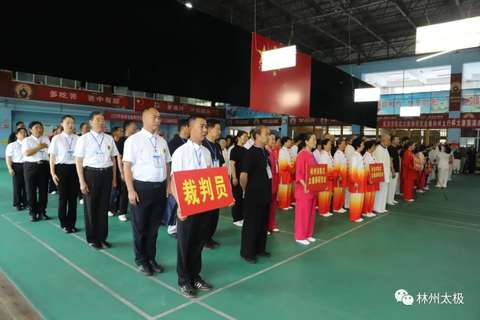30人陈式太极拳展演,林州陈氏太极拳
