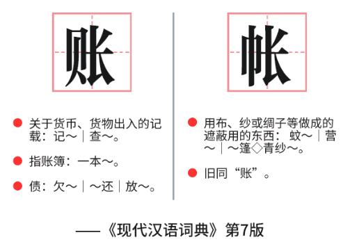 “帐号”应为“账号”！国家语委回应多家网络平台长期用错字