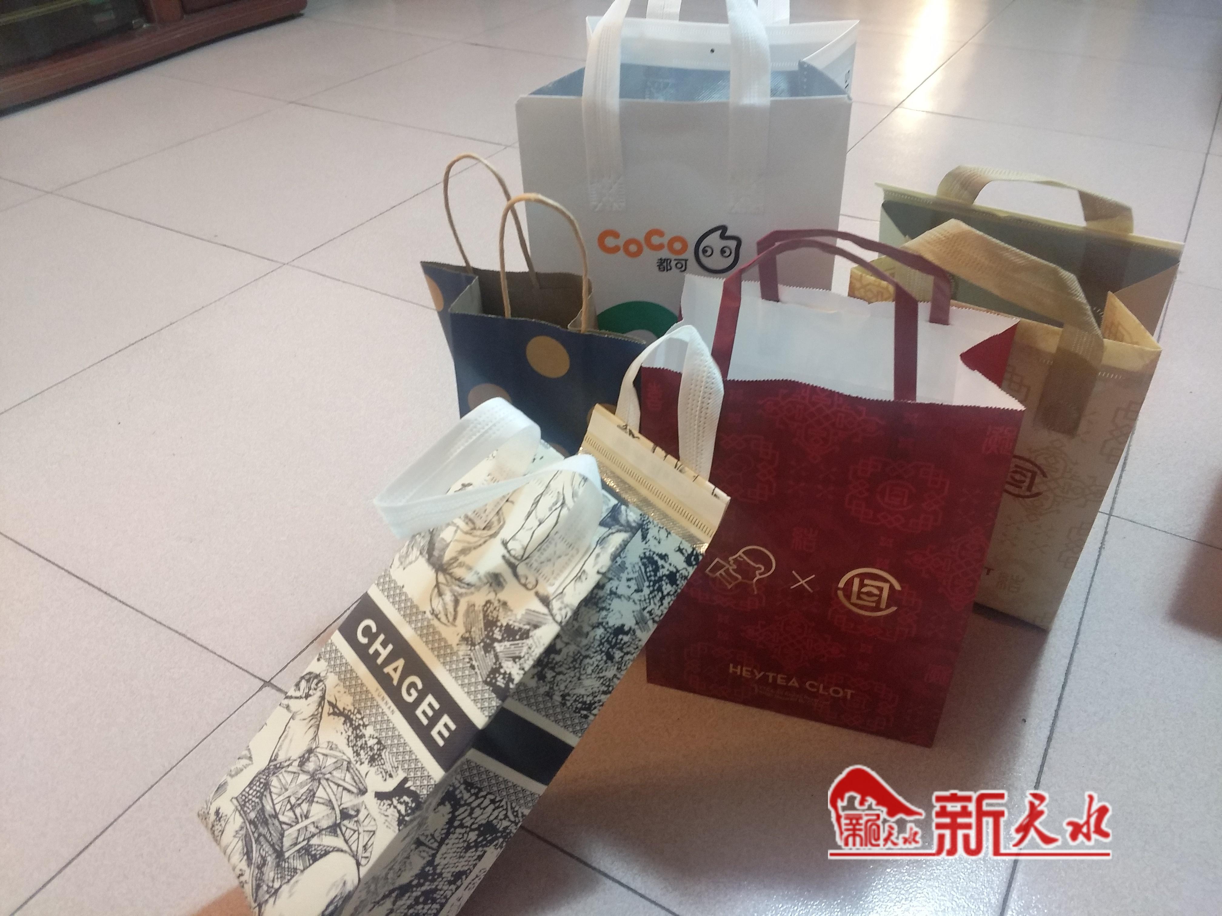 奶茶袋外卖专用,外卖奶茶袋种类